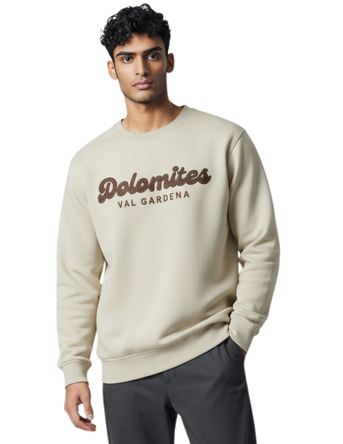 Crewneck Sweater Dolomites Val Gardena