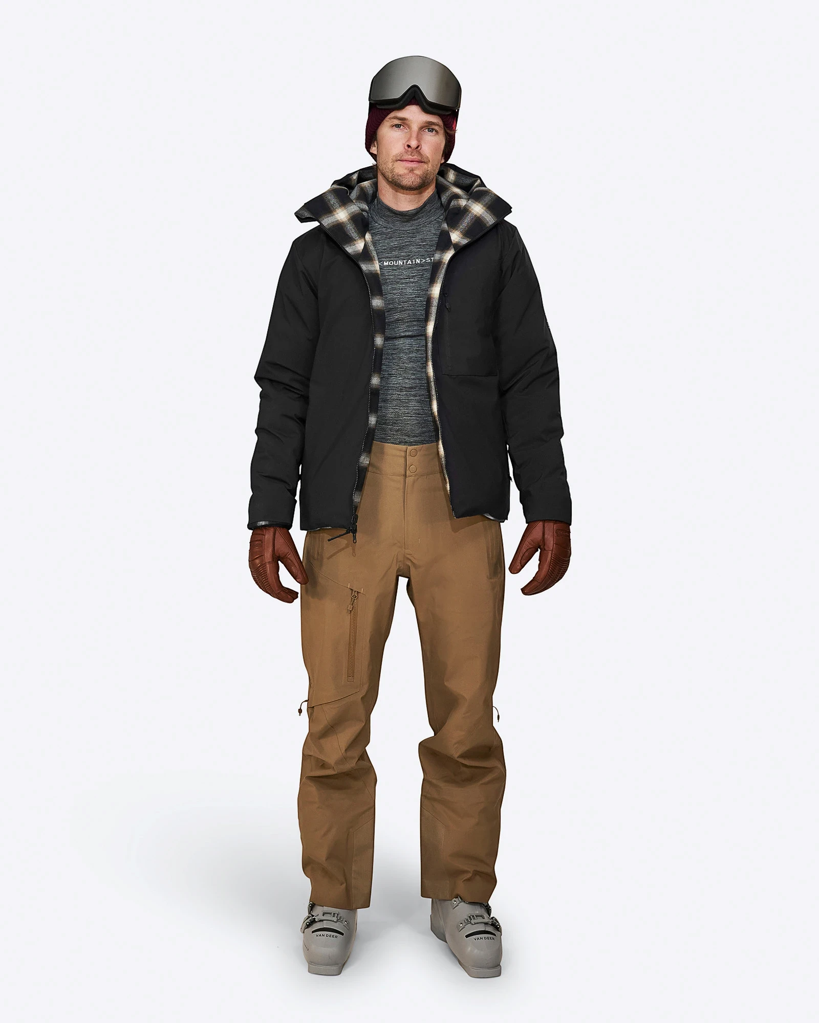 D-1 RCH Reversible Down Check Jacket