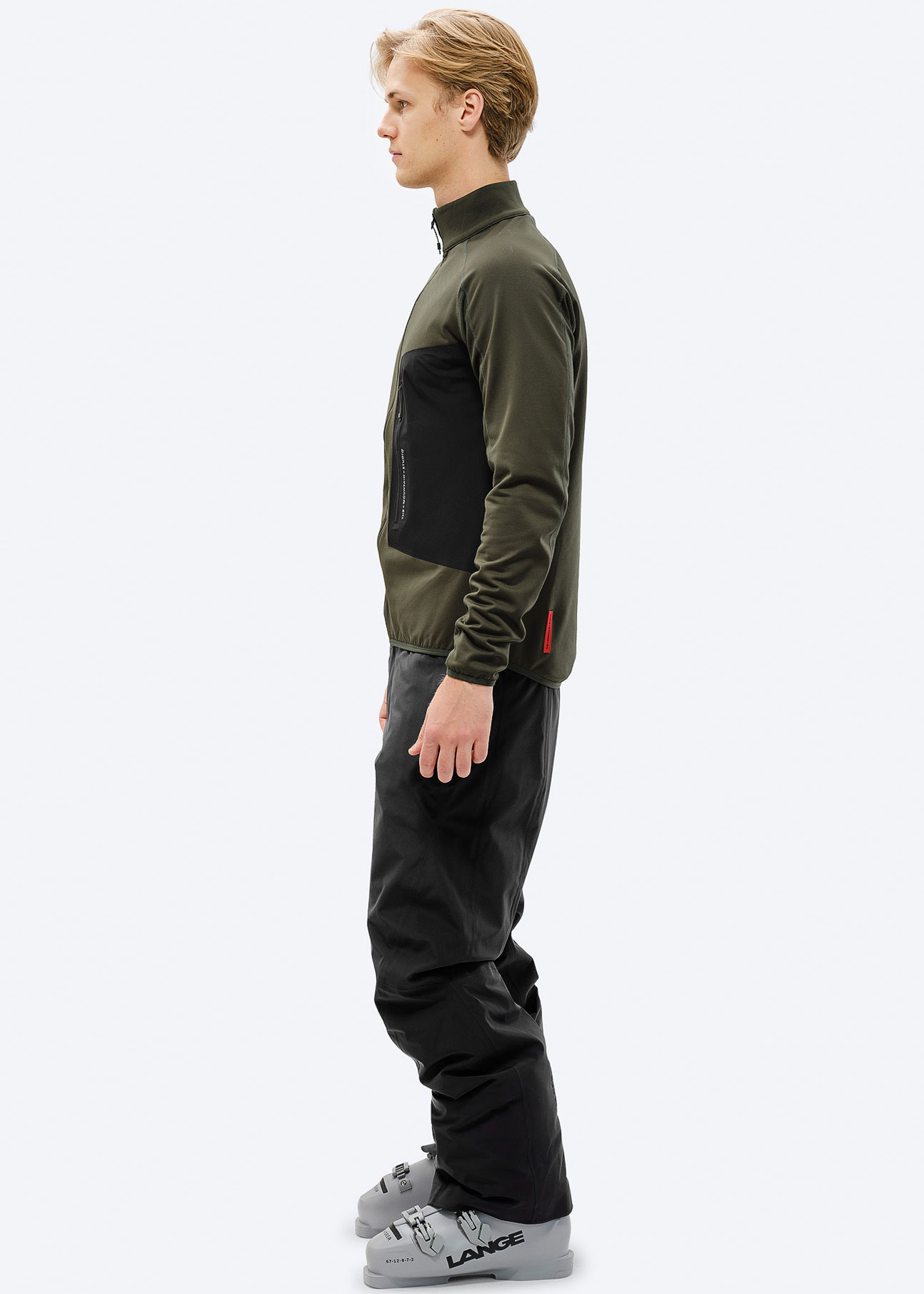 Techno Grid Fleece T-Neck