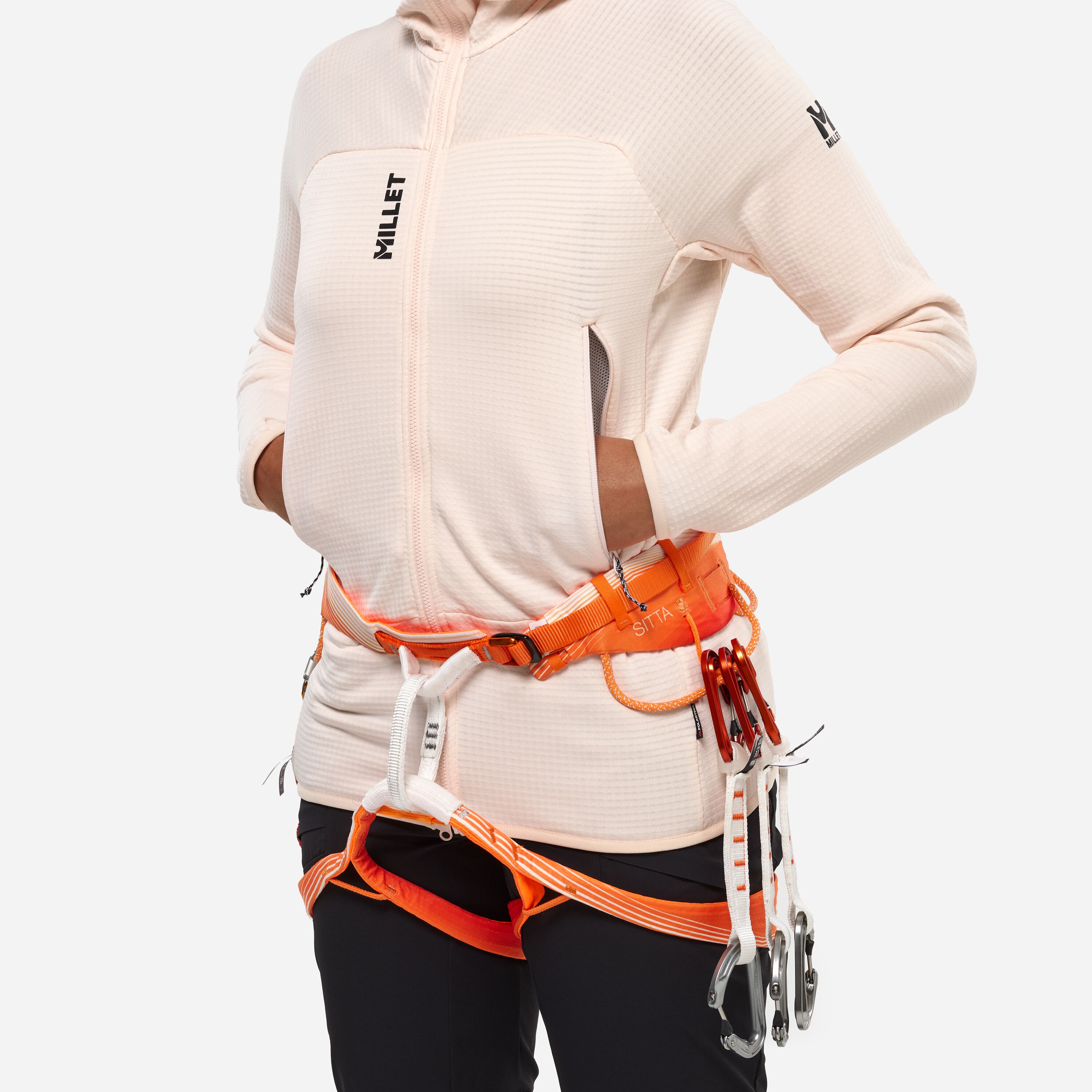 Fusion Grid Hoodie W