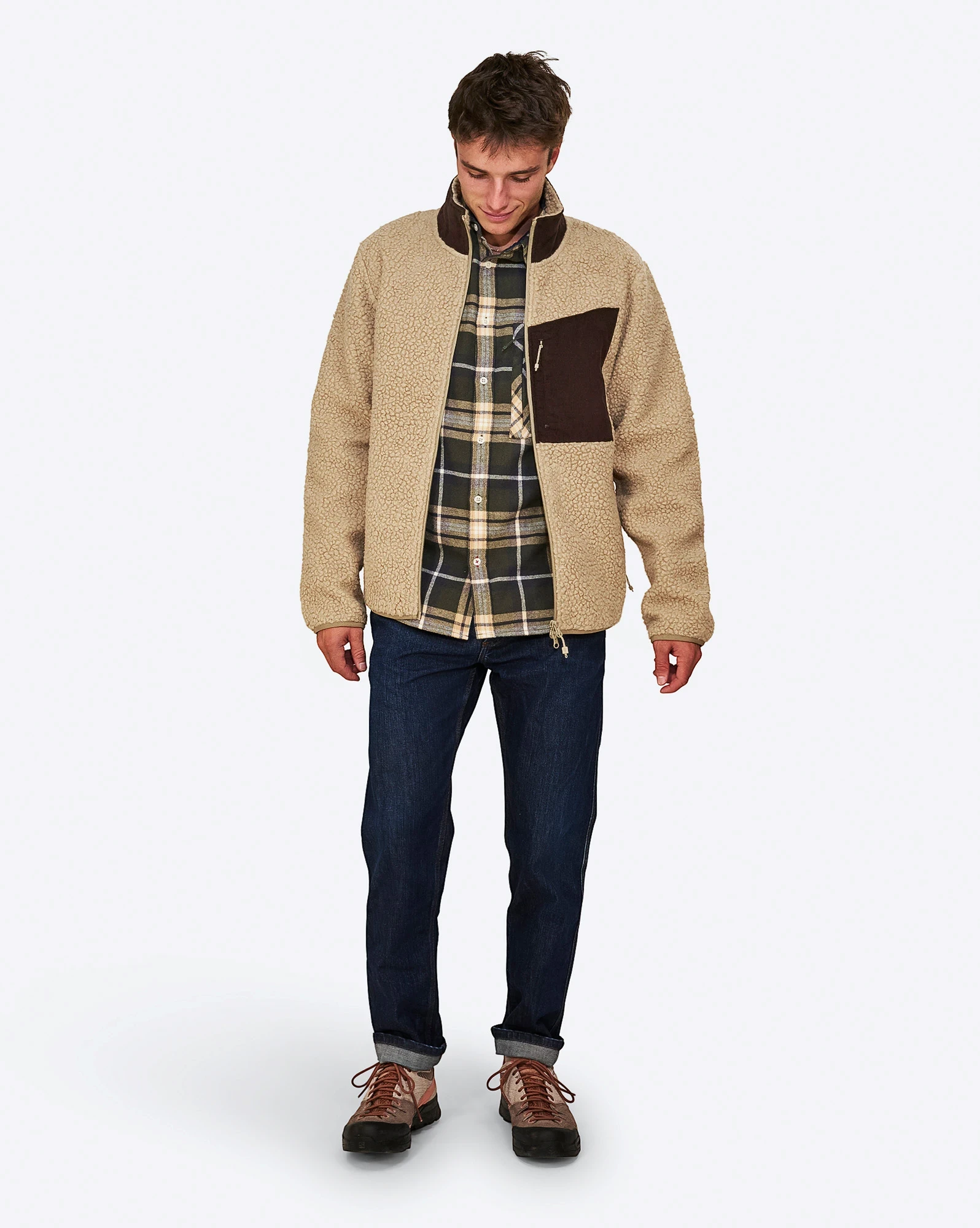 Soft Wool Pile Cord Jacket