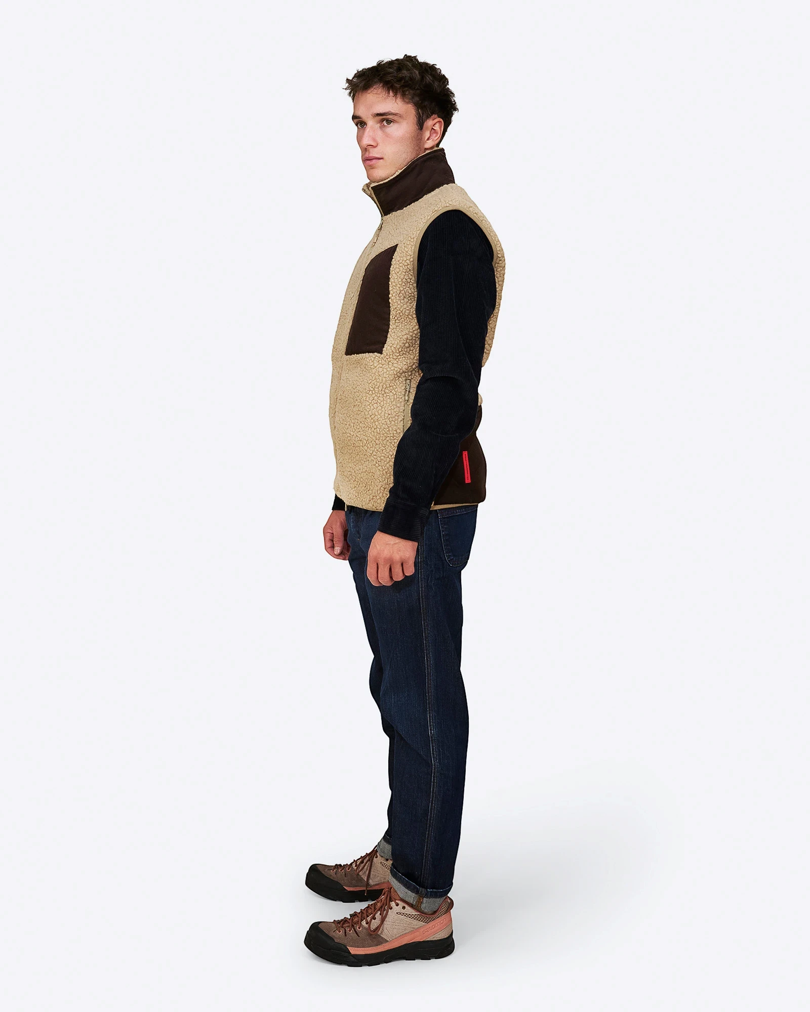 Soft Wool Pile Cord Vest