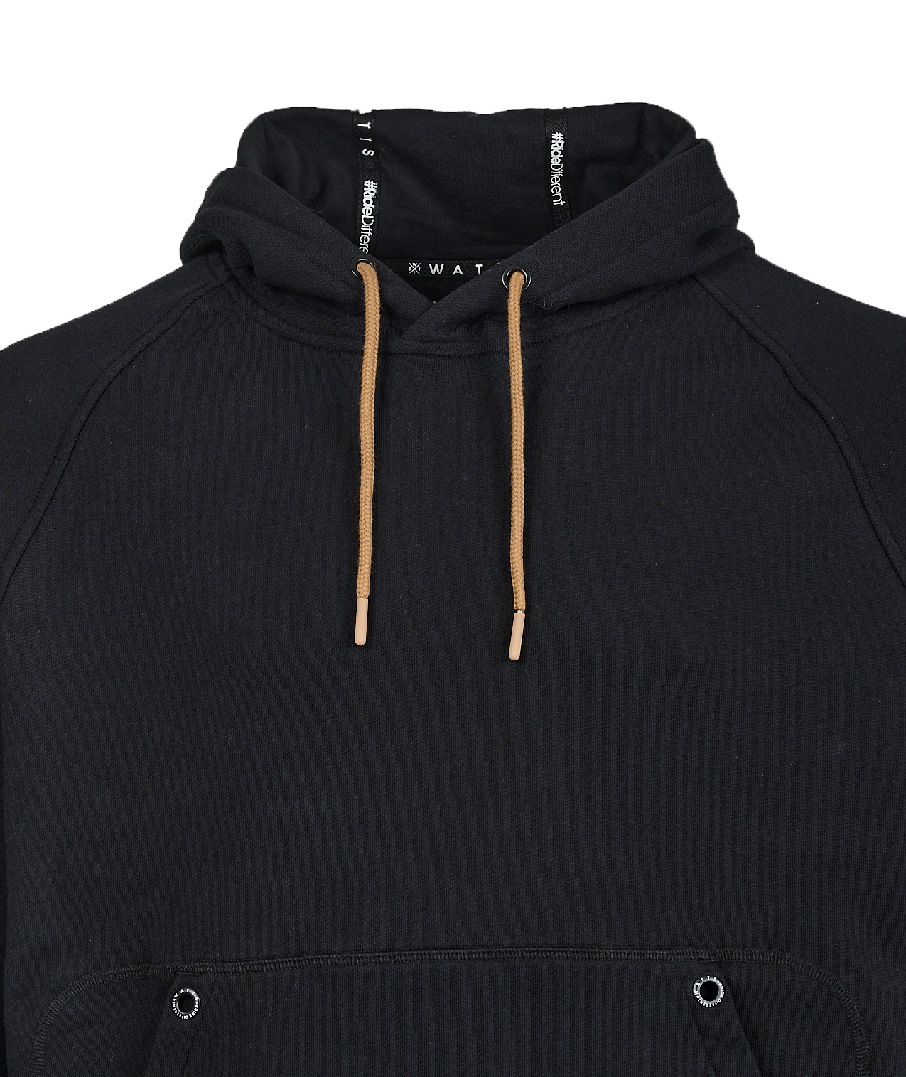 X-Dark Washed Fabric Hoodie