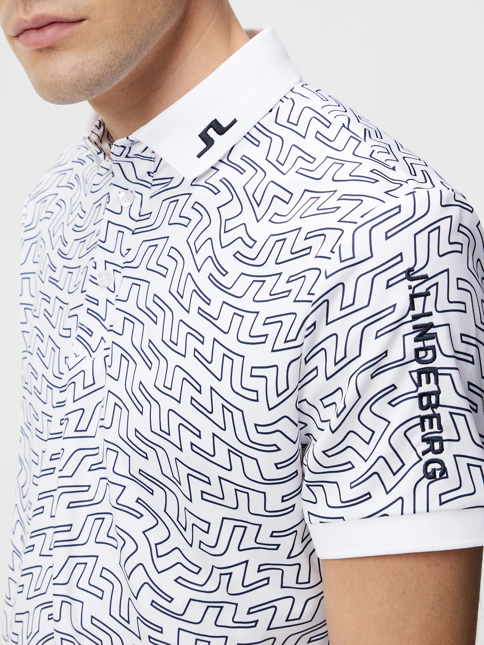 Tour Tech Reg Print Polo