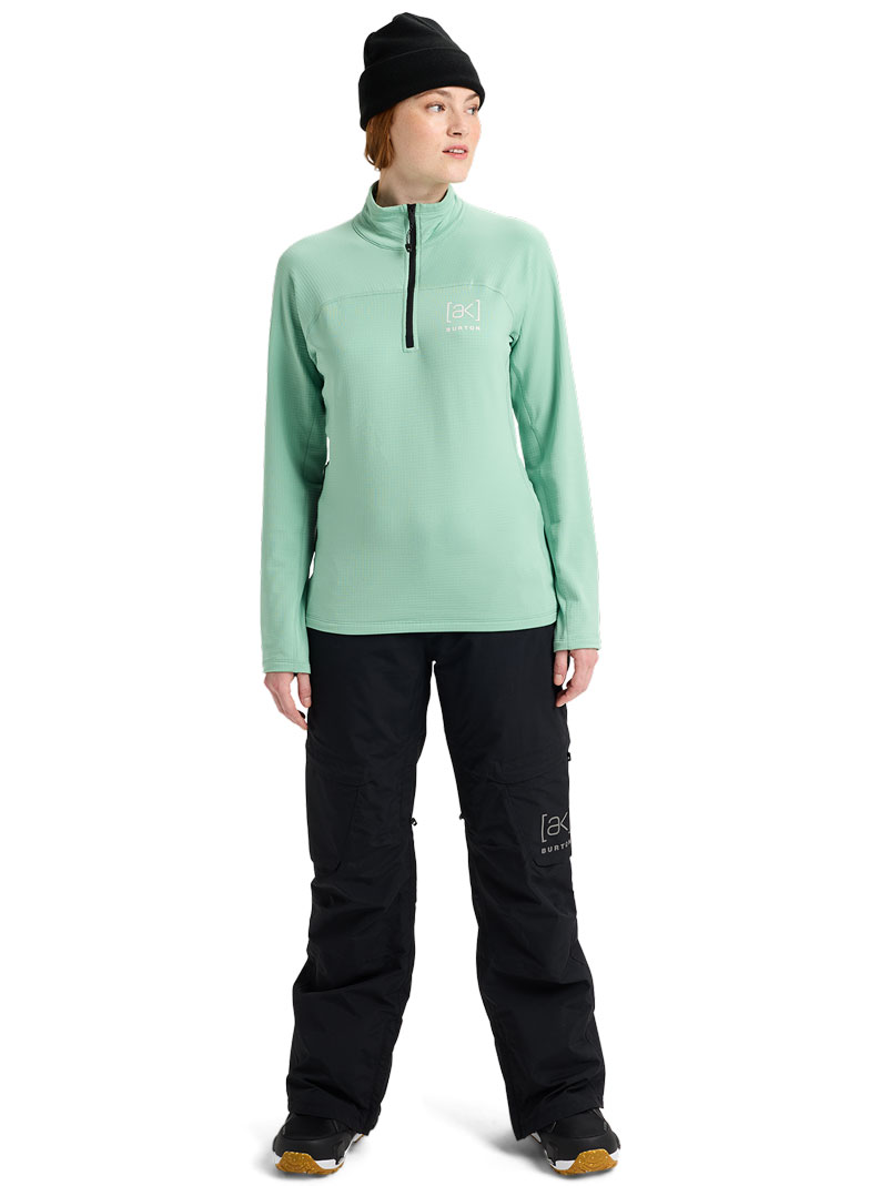 ak Helium Grid Fleece Quater-Zip W