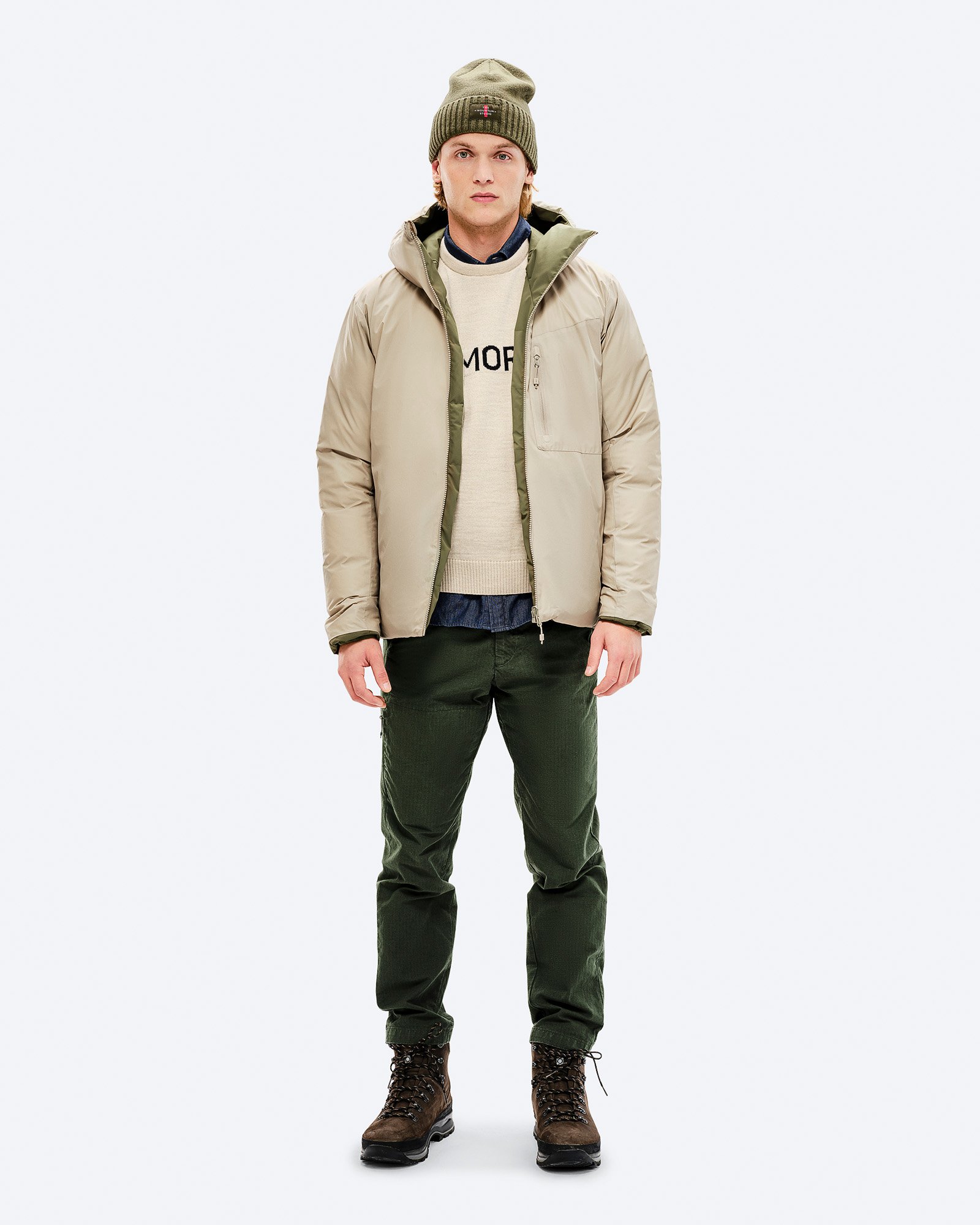 GTX Windstopper Reversible Down Hood Jacket