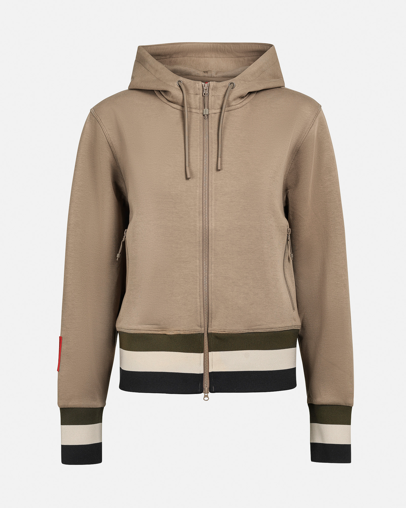 Organic Cotton Tech Zip Hood W