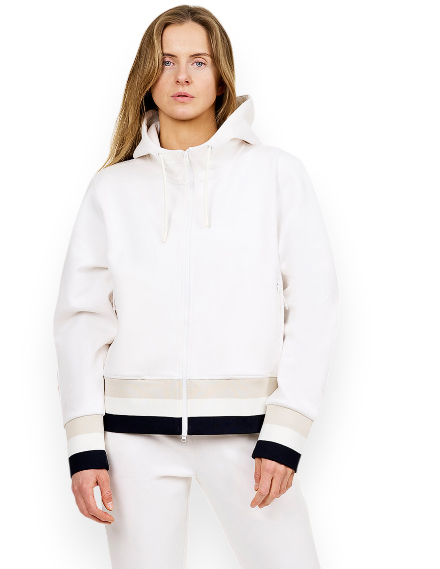 Organic Cotton Tech Zip Hood W