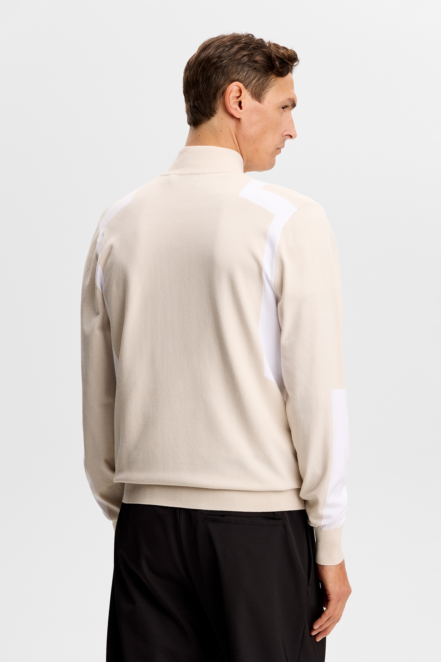 Kendrick Knitted Zip Sweater M