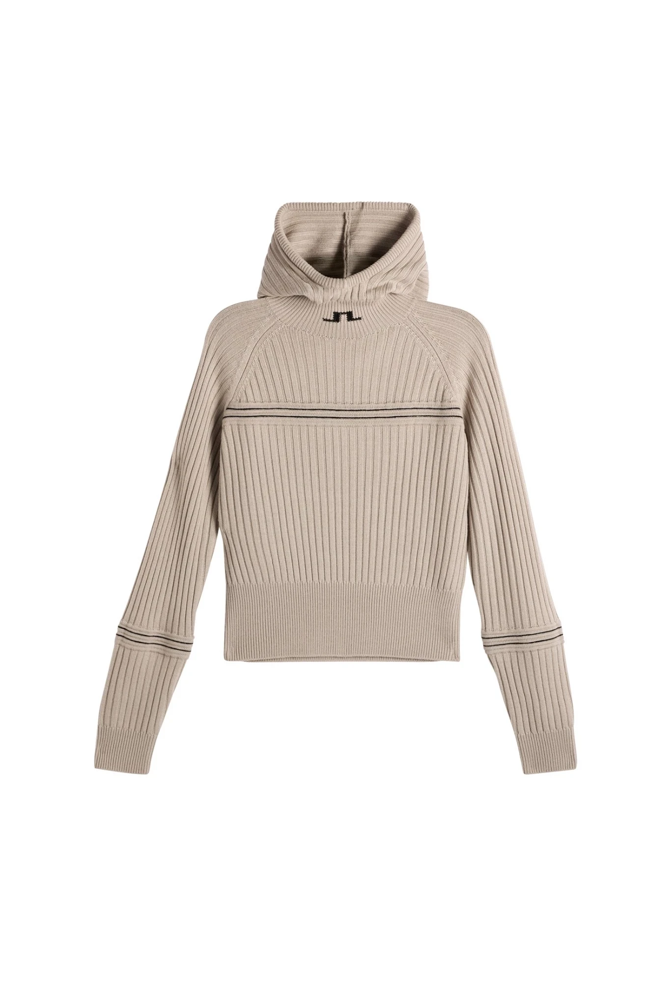 Hilda Knitted Rib Hoodie