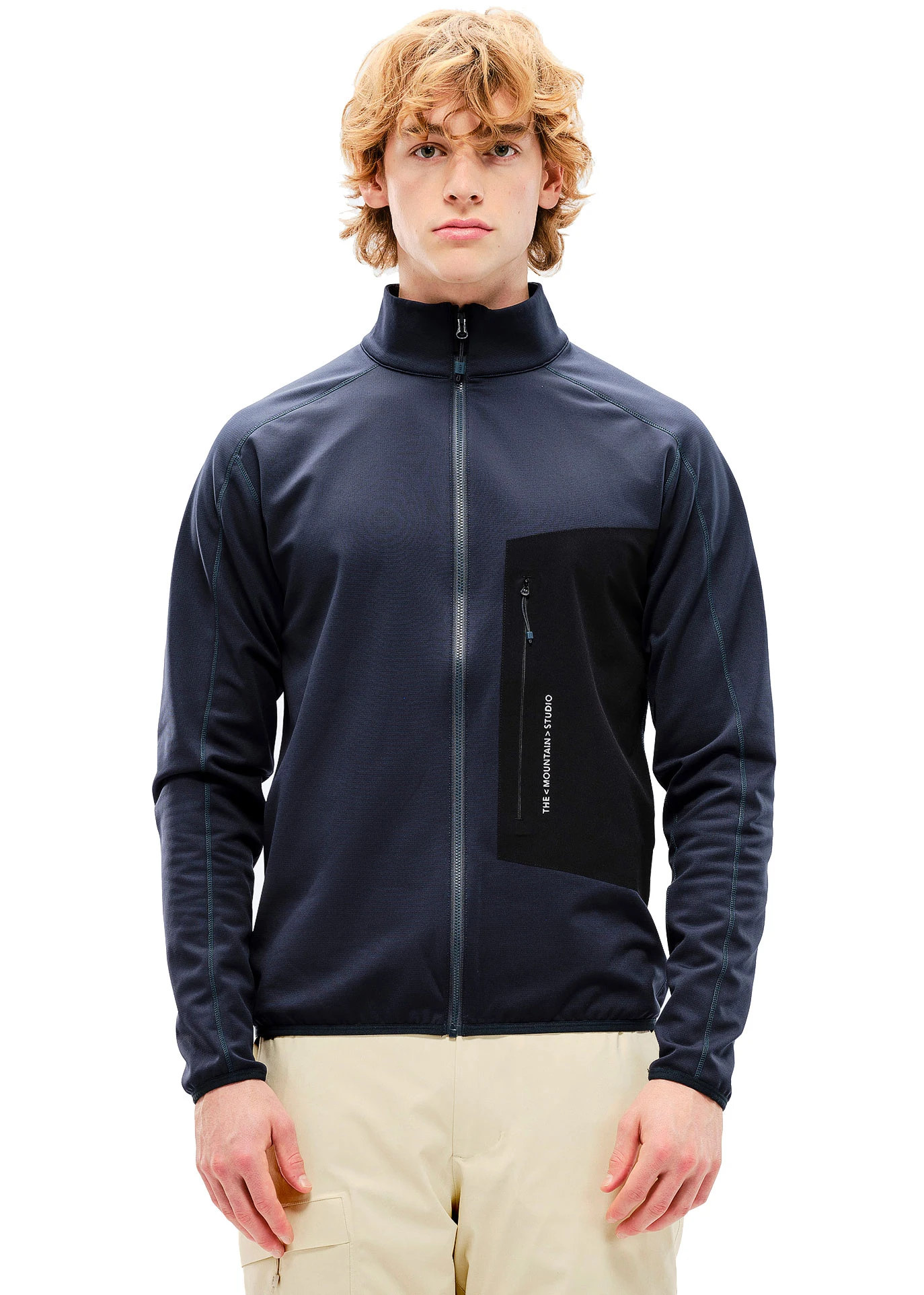 Techno Grid Fleece T-Neck