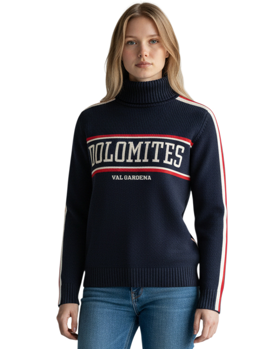 Knitted Turtle Neck Sweater Dolomites