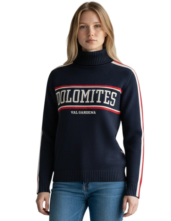 Knitted Turtle Neck Sweater Dolomites