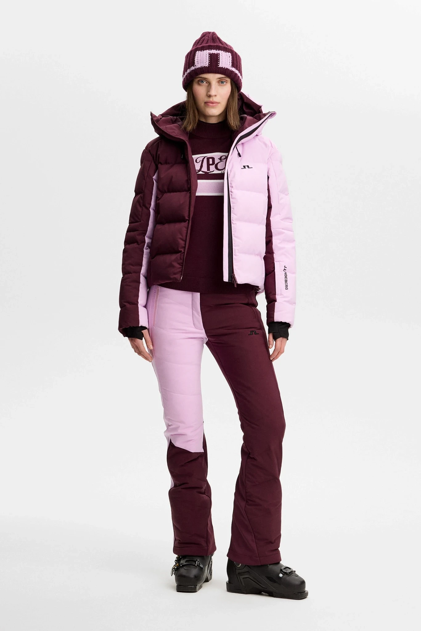 Nerina Blocked Down Jacket