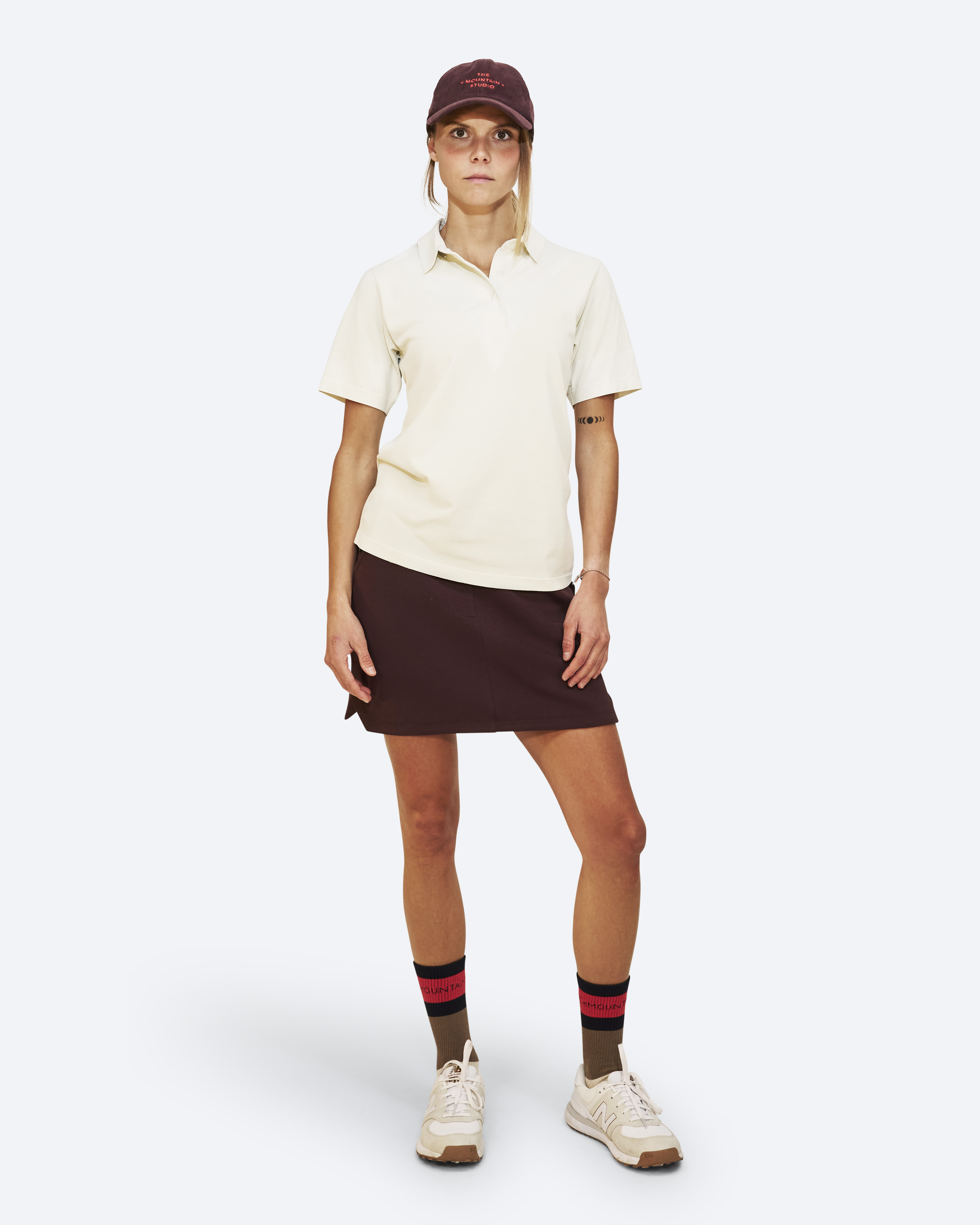 Two Tone Tech Poloshirt W