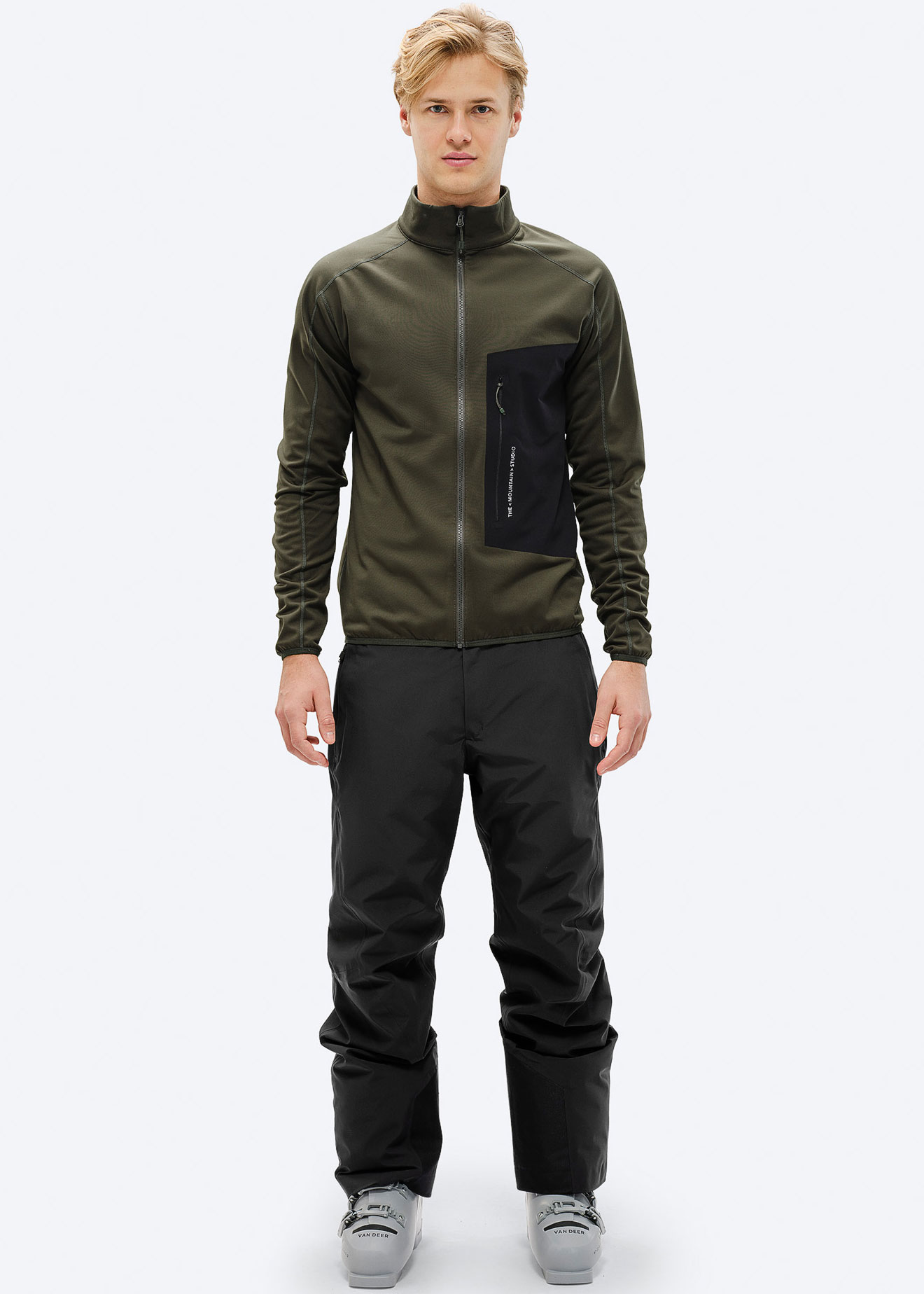 Techno Grid Fleece T-Neck