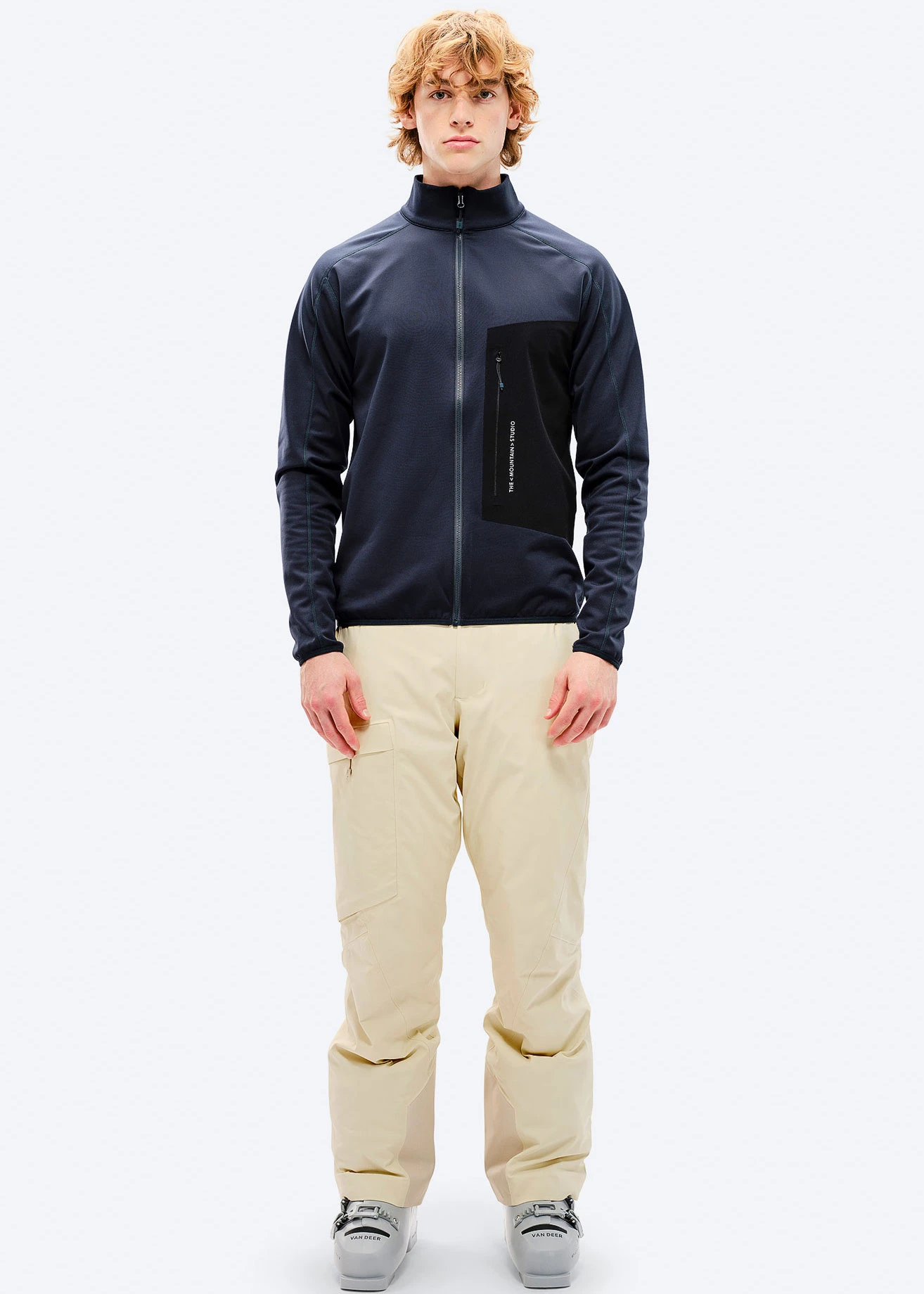 Techno Grid Fleece T-Neck