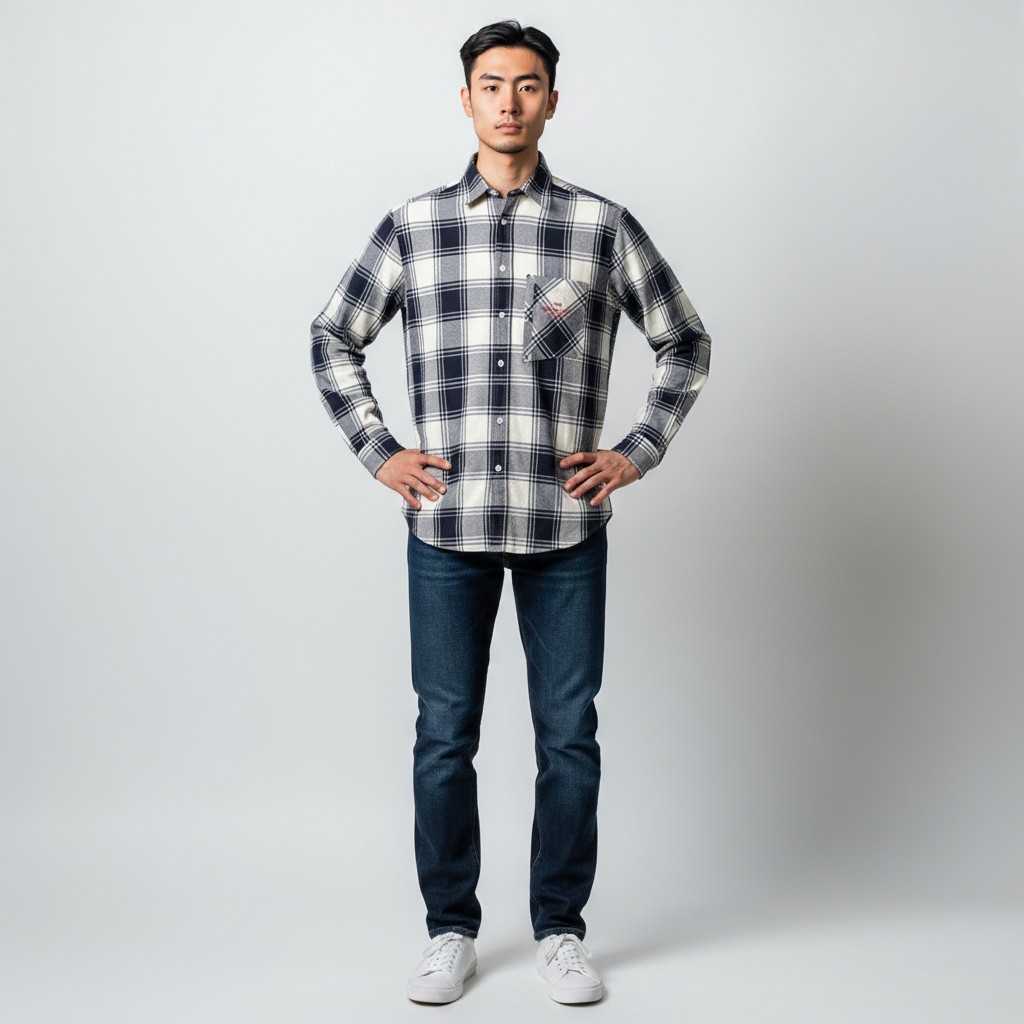 Flannel Overshirt M