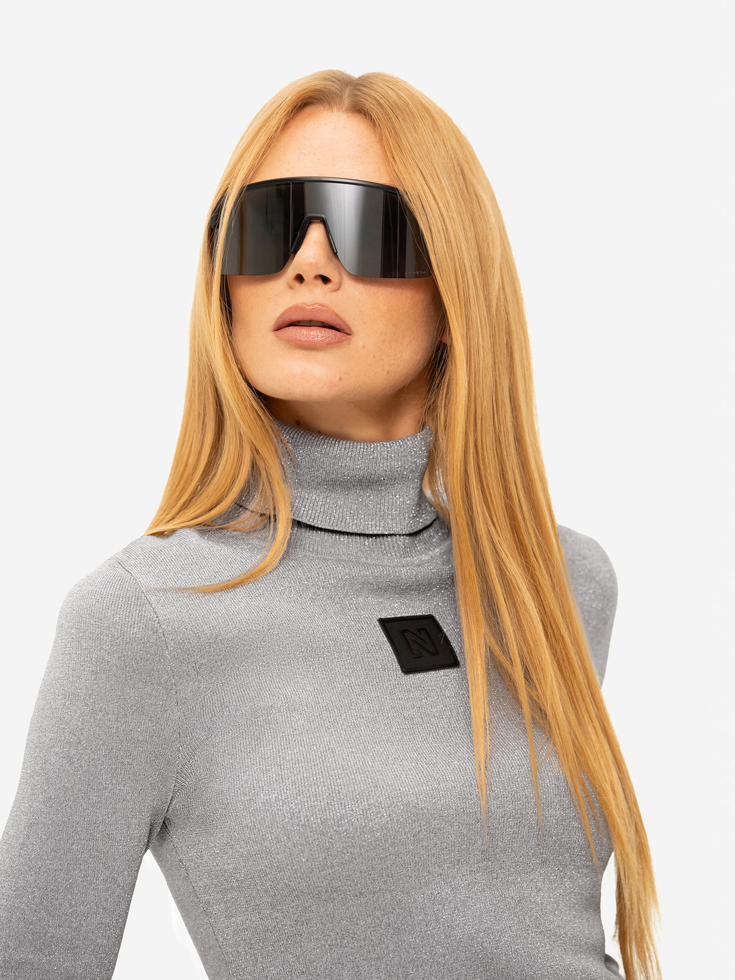 Noroton Shiny Turtleneck