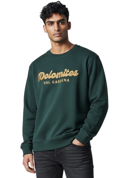 Crewneck Sweater Dolomites Val Gardena