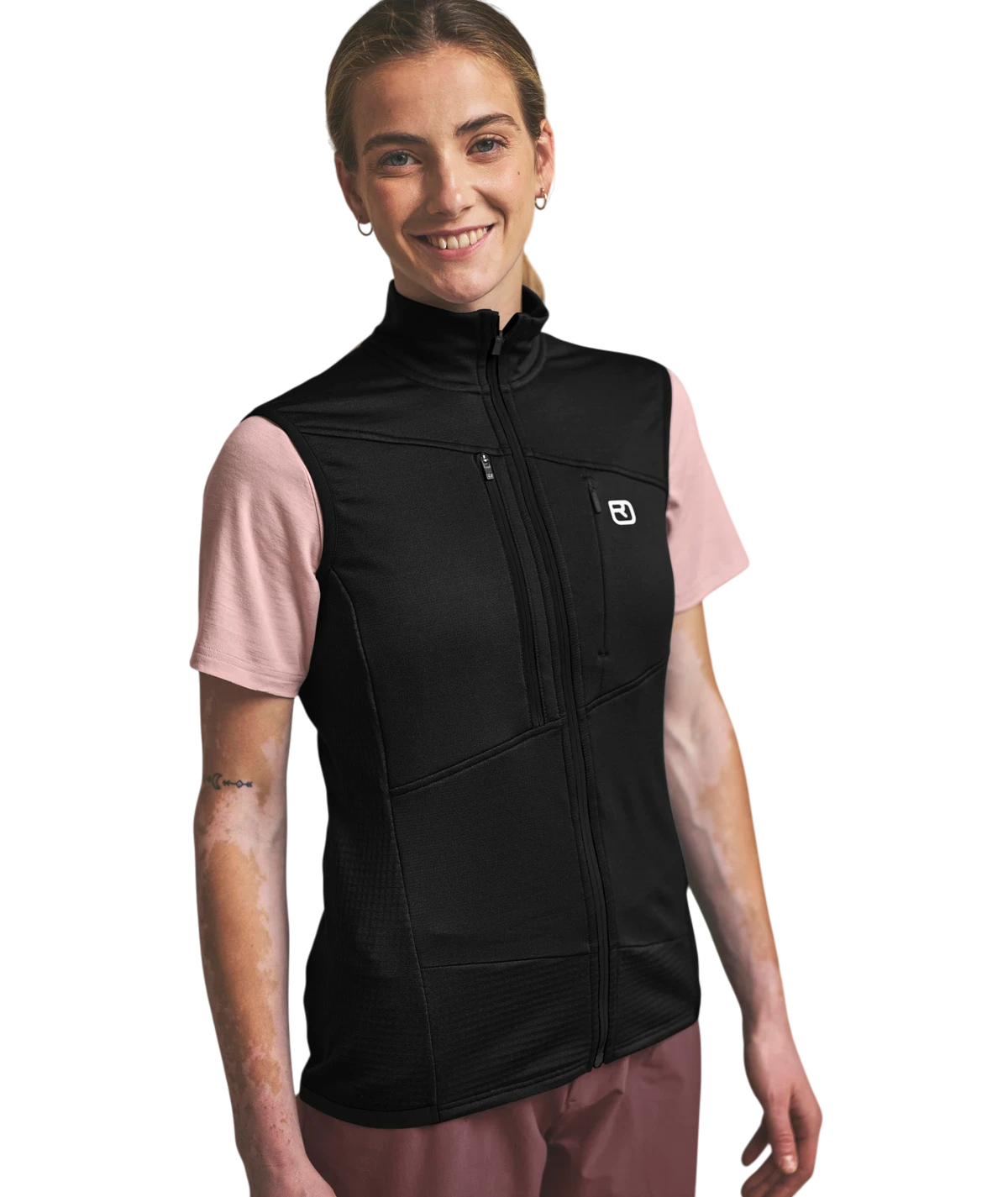 Fleece Grid Vest W