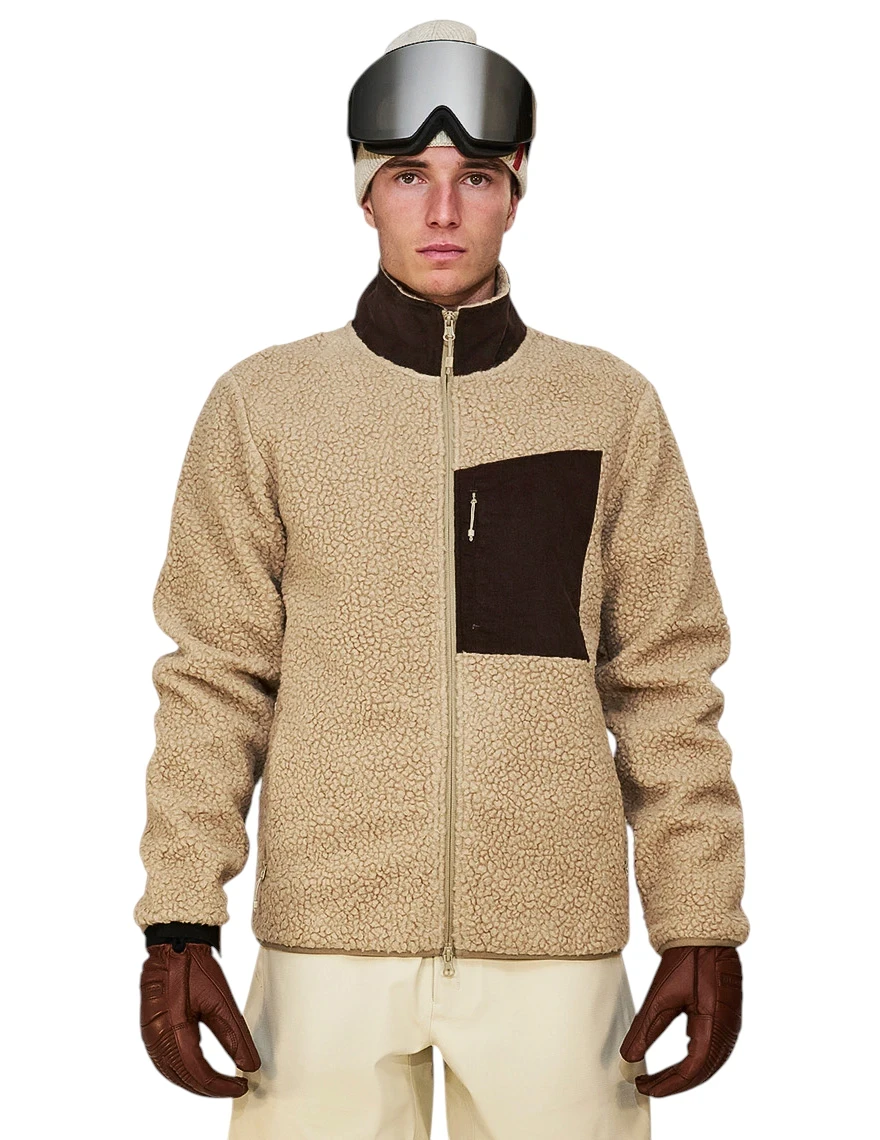 Soft Wool Pile Cord Jacket