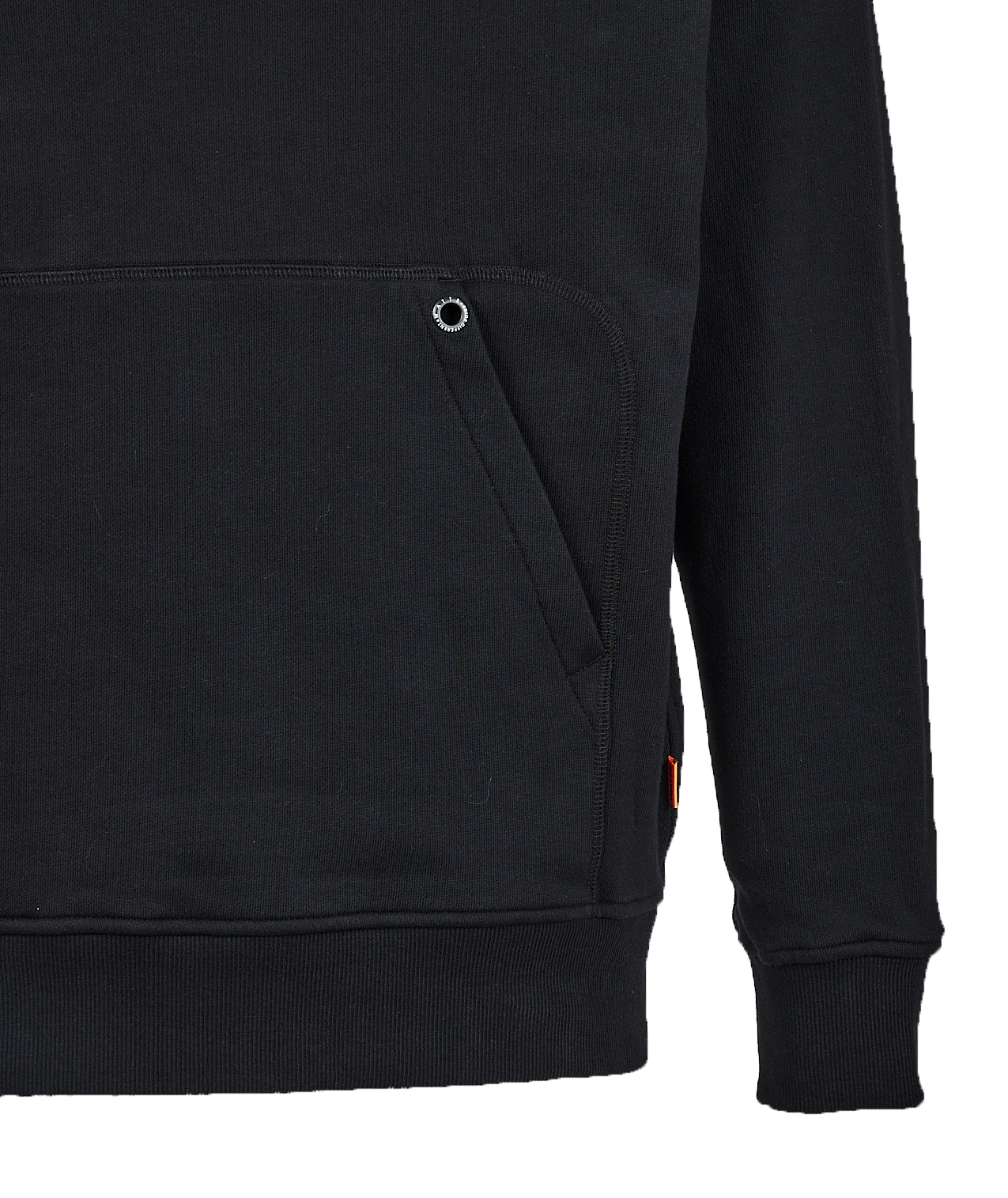 X-Dark Washed Fabric Hoodie