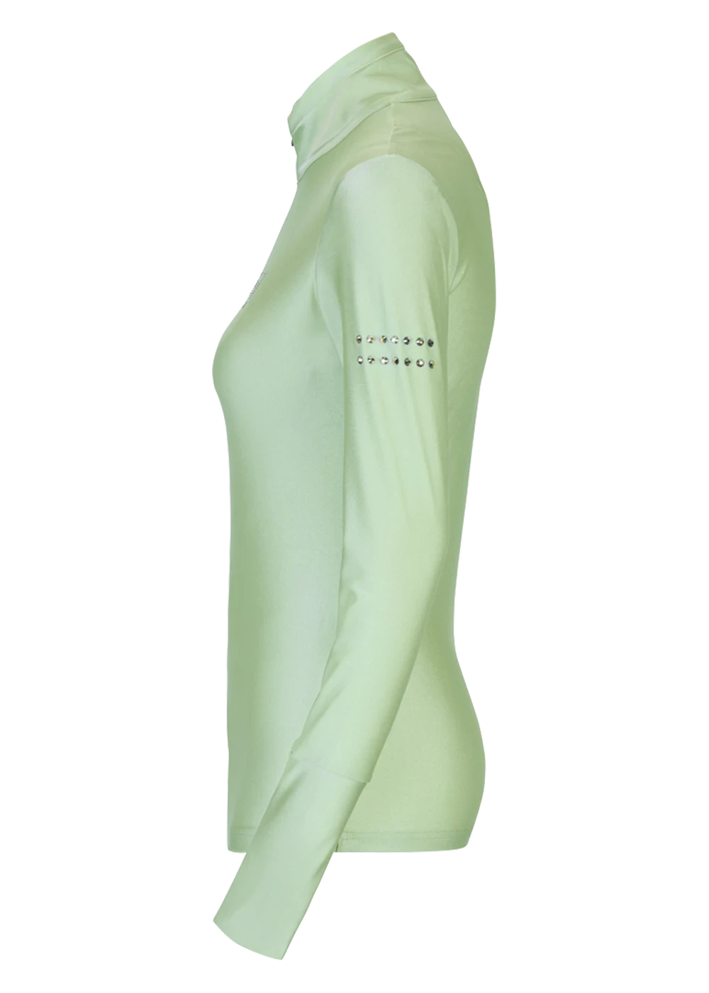 631 - Turtleneck Half Zip Swarovski