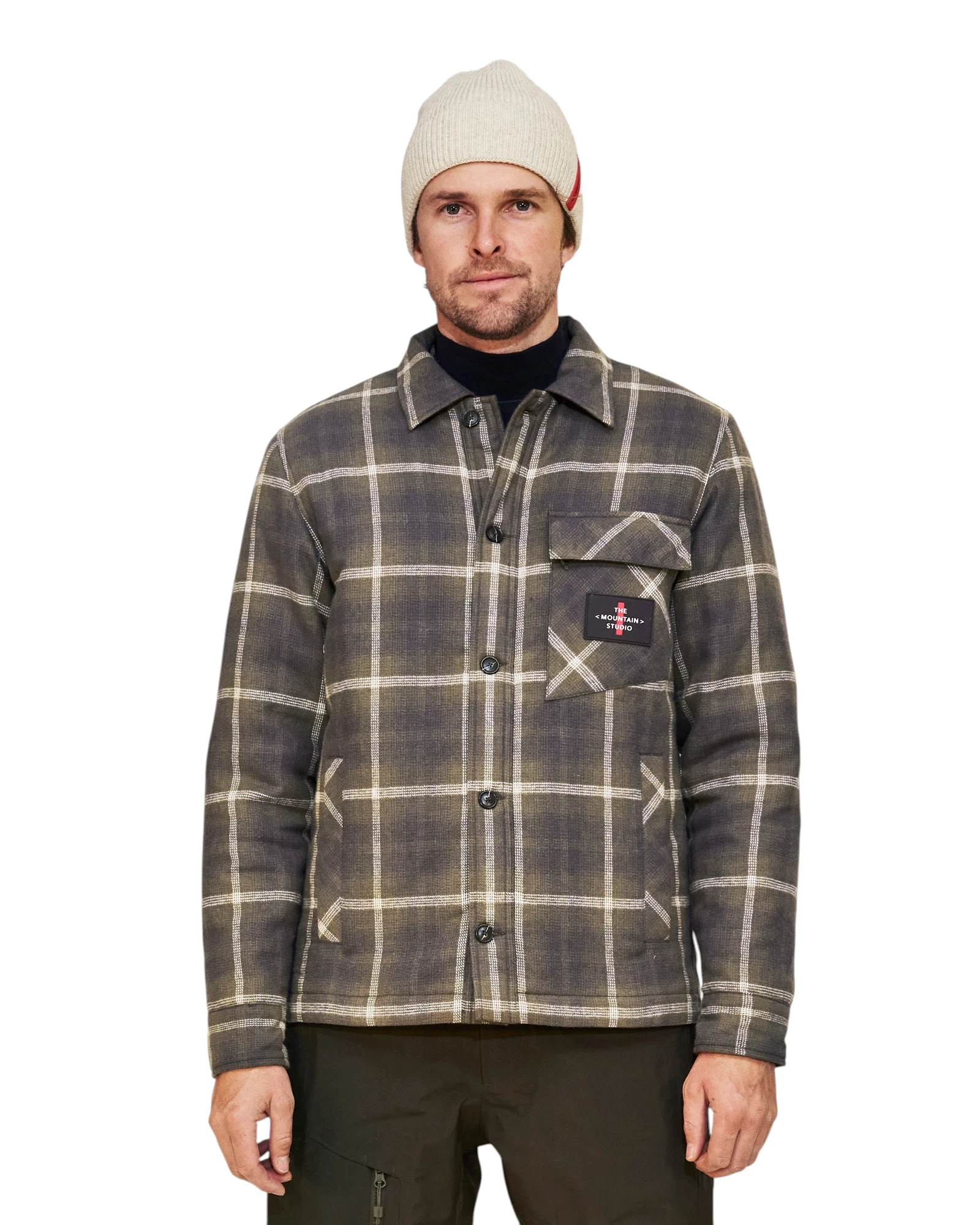 Padded Flannel Overshirt