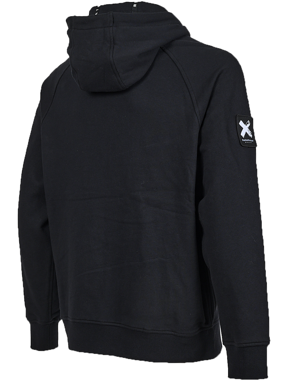 X-Dark Washed Fabric Hoodie