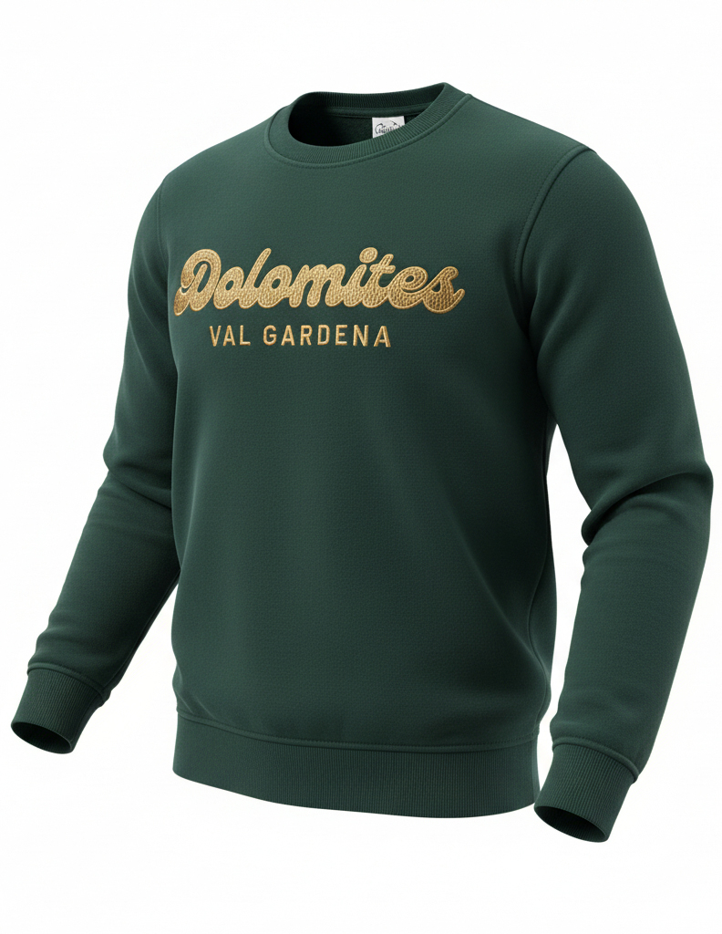 Crewneck Sweater Dolomites Val Gardena