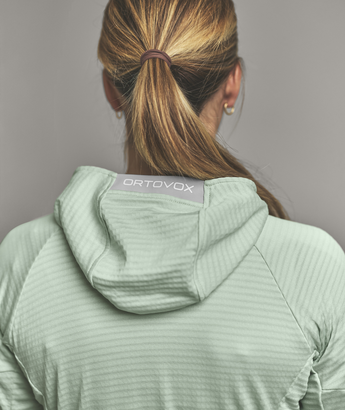 Fleece Light Grid Hoody W