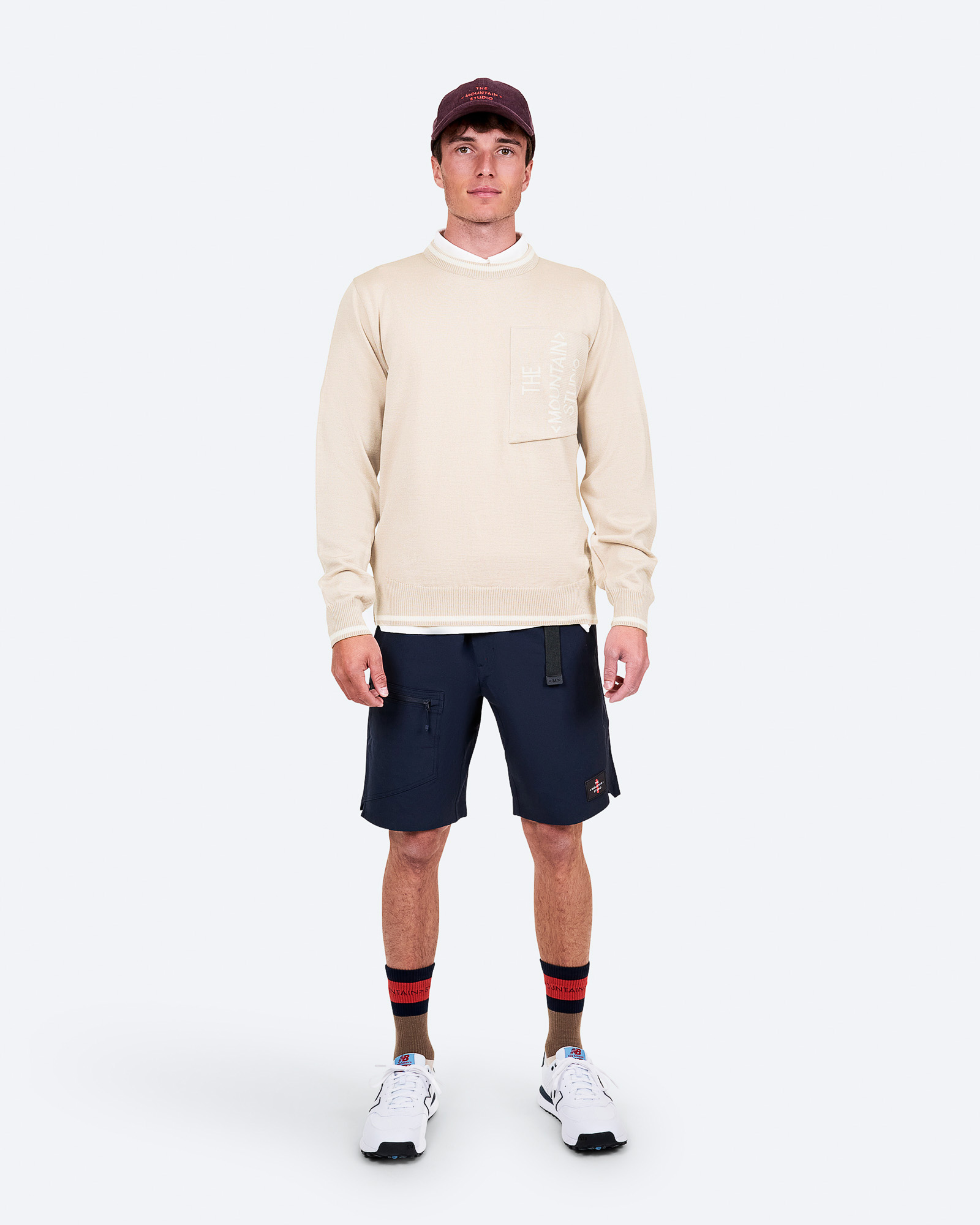 Light Knit Pocket Crew