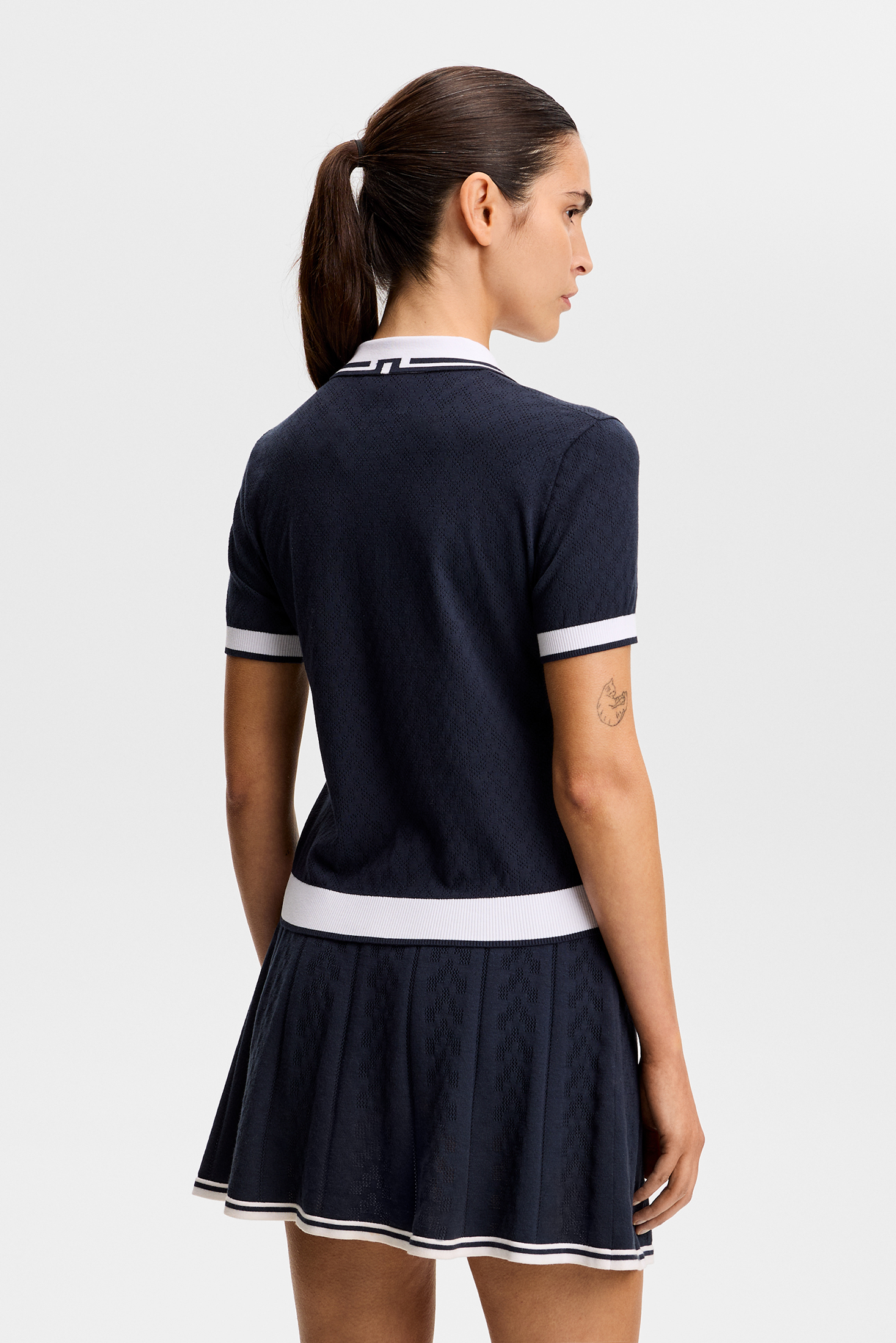 Polly Pointelle Polo W