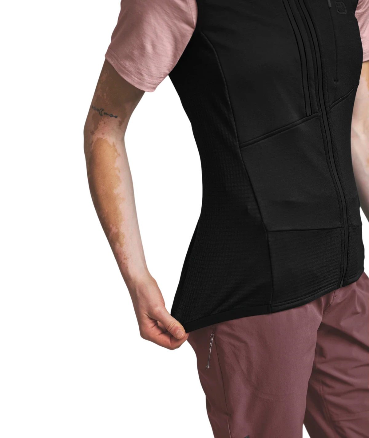Fleece Grid Vest W