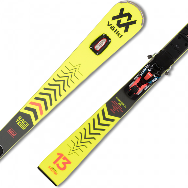 Völkl Racetiger SL Skis Rmotion 2 12 GW binding Unisex Alpine Ski Skiset Set NEW 