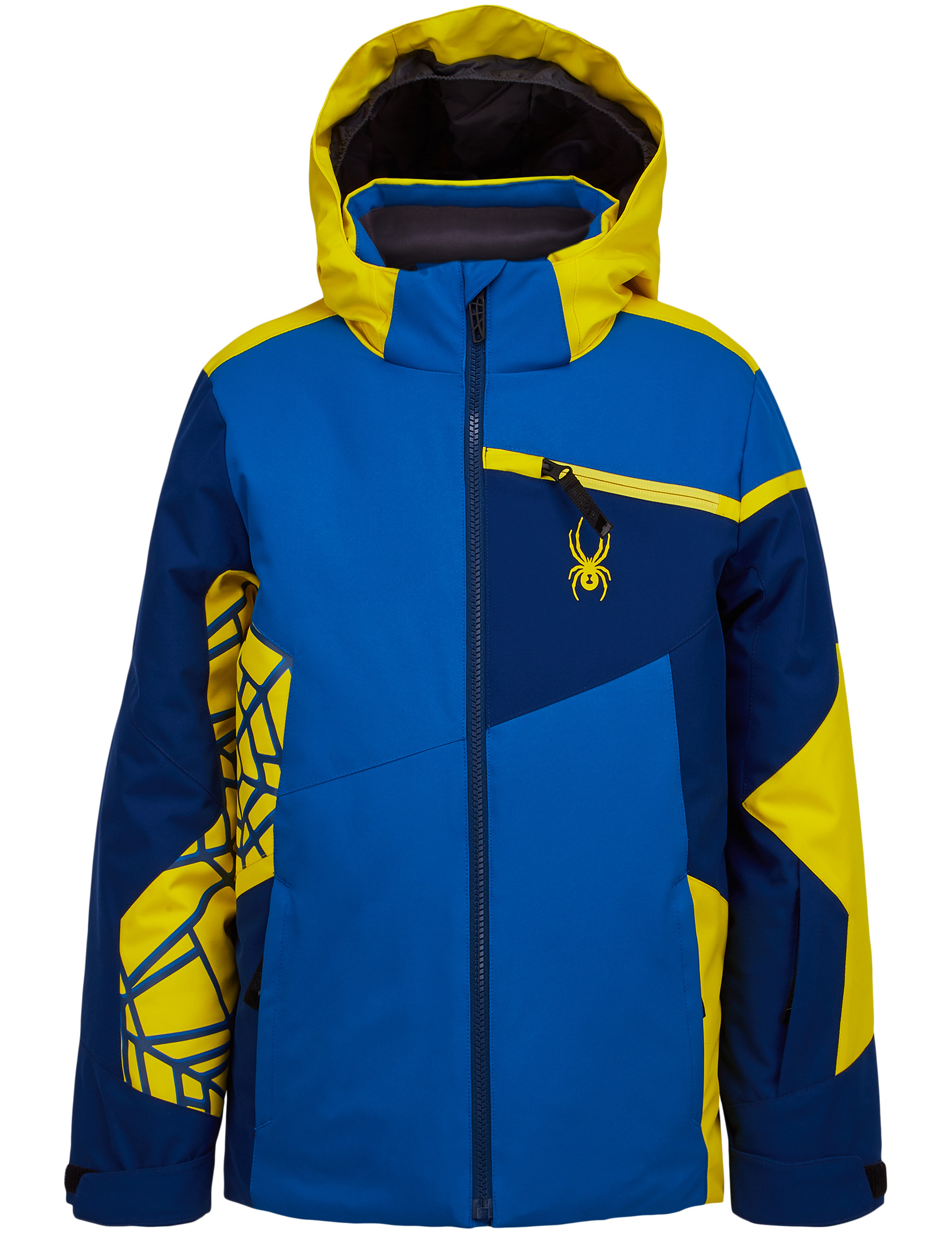 Guanti da sci multicolor in softshell imbottiti da bambini