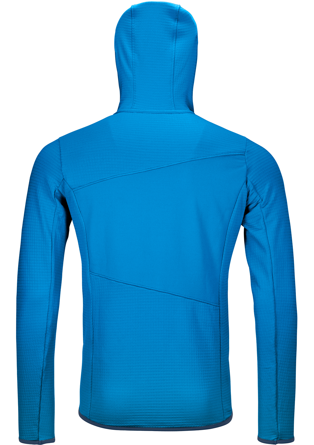 Fleece grid top hoody